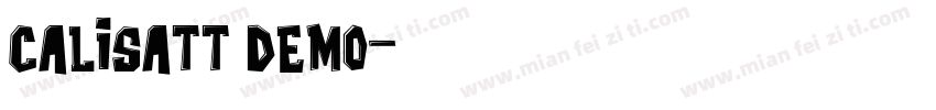 Calisatt DEMO字体转换